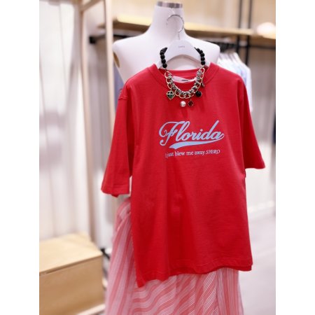 FLORIDA 후로피 프린트 티셔츠