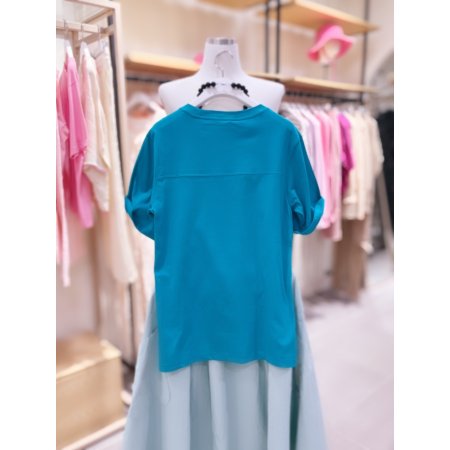 슬림핏소매턴업 반팔 티셔츠