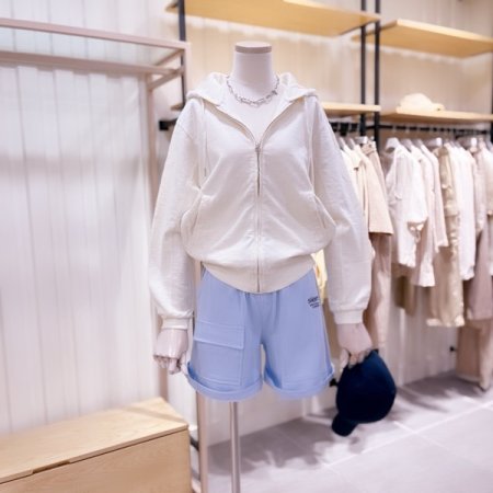 슬럽쮸리 데끼 포인트 후드집업