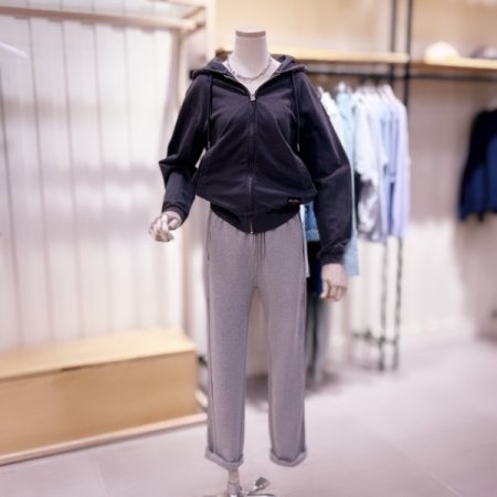 슬럽쮸리 데끼 포인트 후드집업