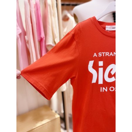 슬림핏 소매턴업 티셔츠