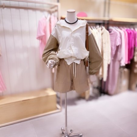 빅포켓 파카링 워싱 코튼 쇼츠