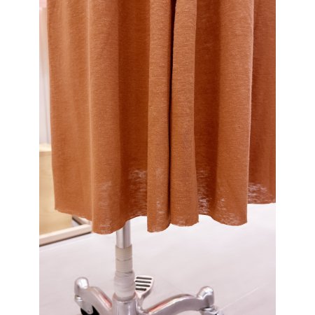 앞뒤 절개 허리밴드 롱스커트