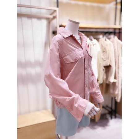 포켓 디테일 숏기장 워싱자켓