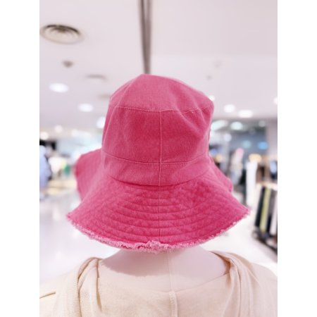 로우컷 자수 워싱 포인트 버킷햇