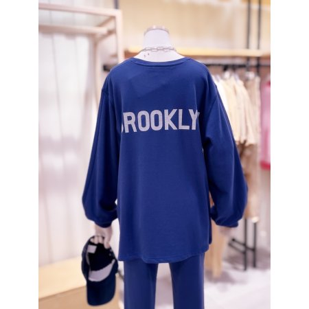 루즈핏 레터링 프린트 티셔츠