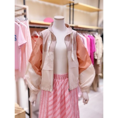 컬러 블럭 점퍼