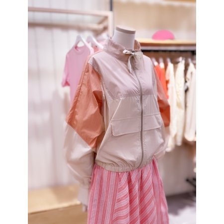 컬러 블럭 점퍼