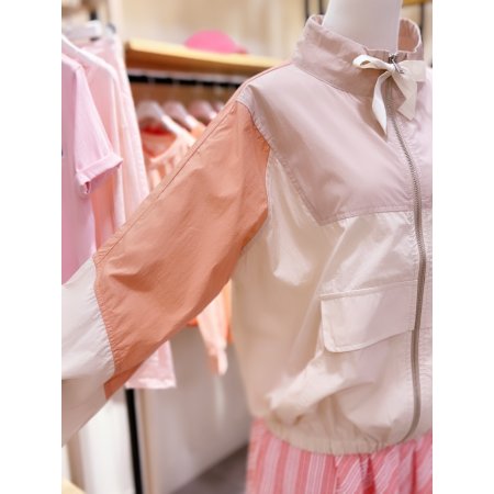 컬러 블럭 점퍼