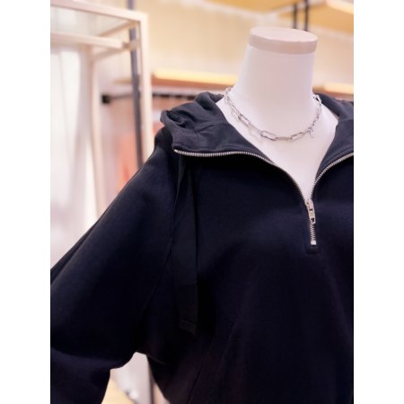 라글란 반집업 후드 티셔츠