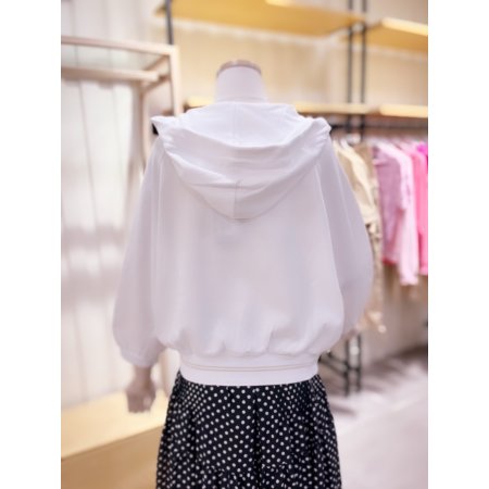 반집업 7부 후드 티셔츠