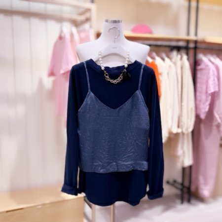 사틴소재 TOP 뷔스티에