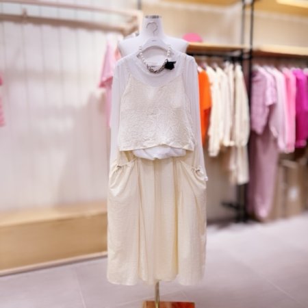 사틴소재 TOP 뷔스티에