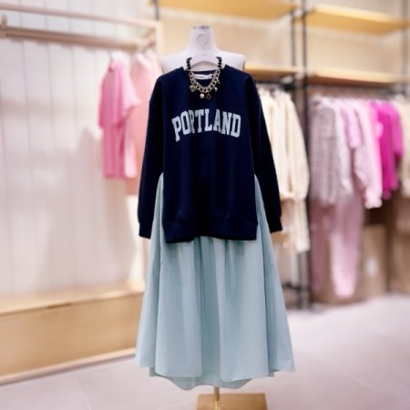 PORTLAND 루즈핏 맨투맨 티셔츠