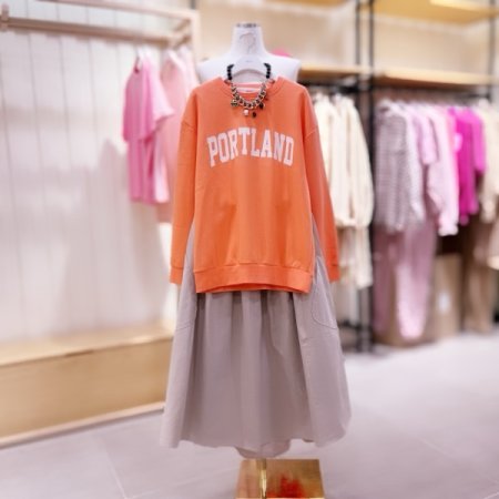 PORTLAND 루즈핏 맨투맨 티셔츠