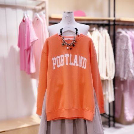 PORTLAND 루즈핏 맨투맨 티셔츠