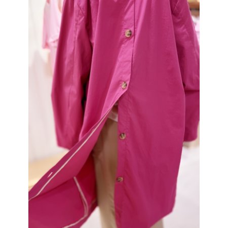 벡버튼 포인트 루즈핏 미들 코트