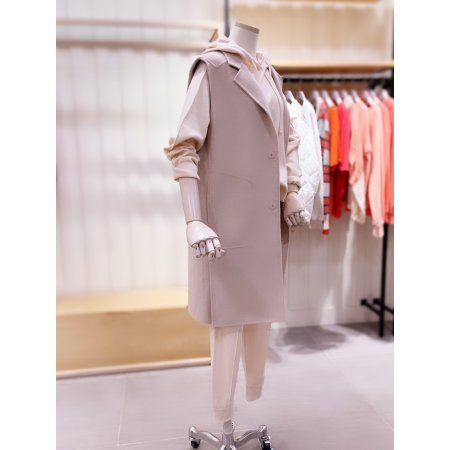 뒤플랩 핸드메이드 베스트