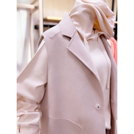 뒤플랩 핸드메이드 베스트