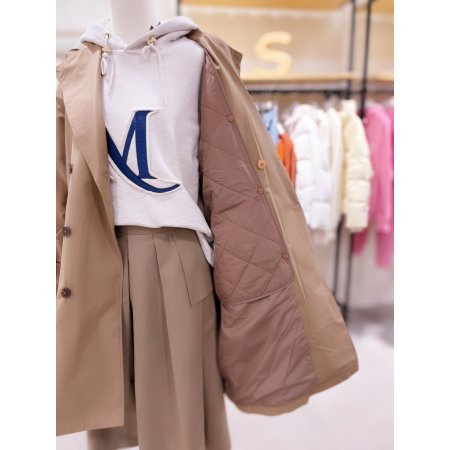 퀼팅내피 아웃포켓 트렌치코트