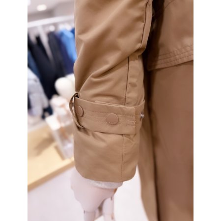 퀼팅내피 아웃포켓 트렌치코트