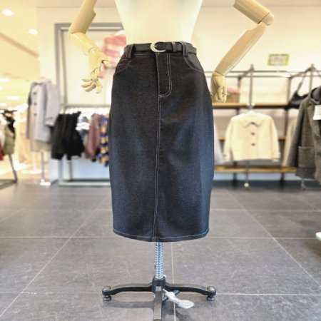 스티치뒷트임스커트