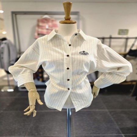 알파오스트라이프셔츠