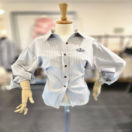 알파오스트라이프셔츠