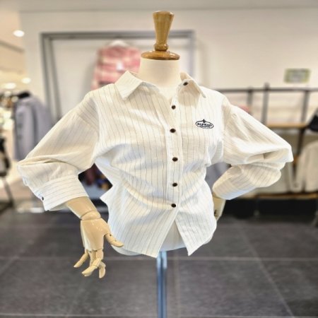 알파오스트라이프셔츠