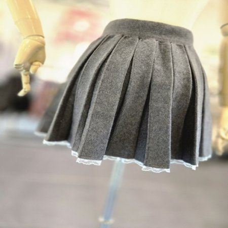 플리니트미니스커트