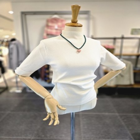 롤업단추반목니트