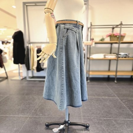 꼬임벨트청스커트