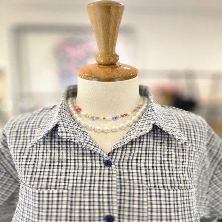 이비단추스트링셔츠