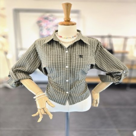 롤업첵포켓셔츠