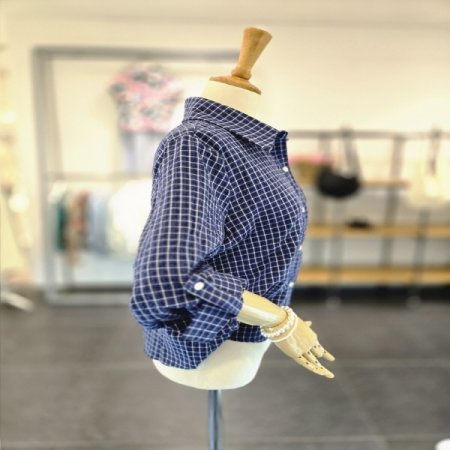 롤업첵포켓셔츠