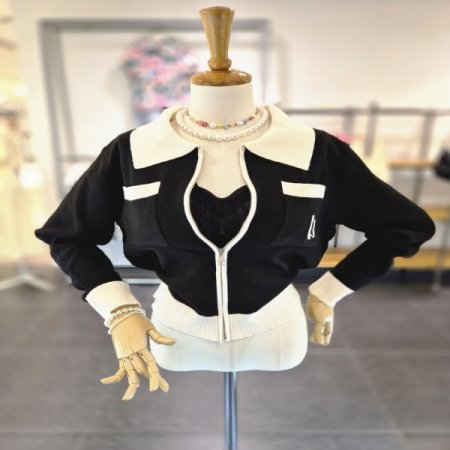 비포켓집업가디건