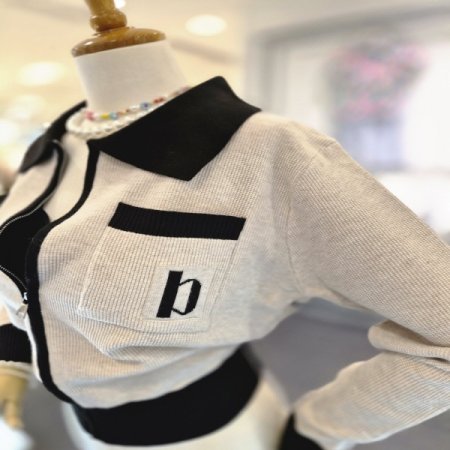 비포켓집업가디건