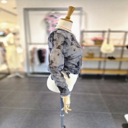 나염시스루티셔츠