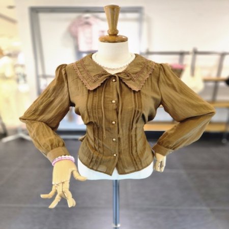 나비핀턱블라우스B