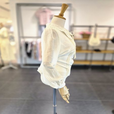 나비핀턱블라우스B