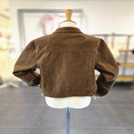 스웨이드골드자켓