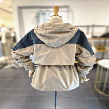 데님후드링점퍼