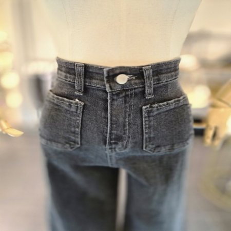 블랙부츠컷데님팬츠B