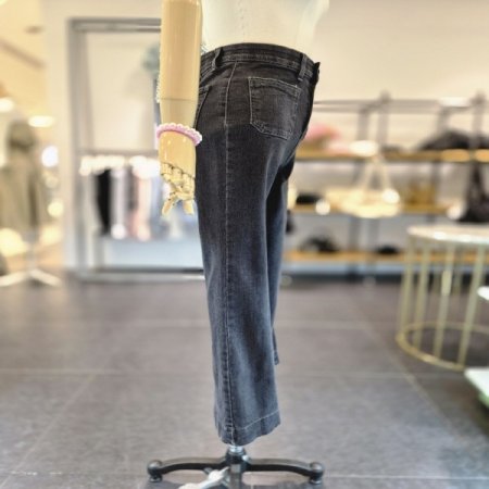 블랙부츠컷데님팬츠B