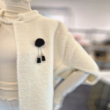 밍크솔리드가디건