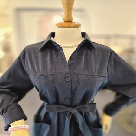 아웃포켓롱원피스B