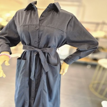 아웃포켓롱원피스B