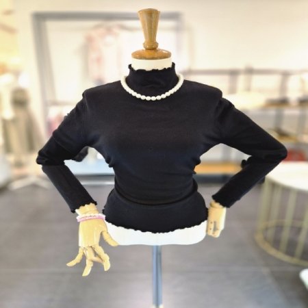 롤리보리반목니트