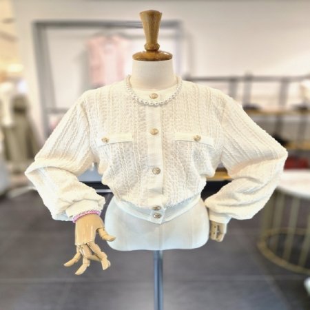 예나골드블라우스