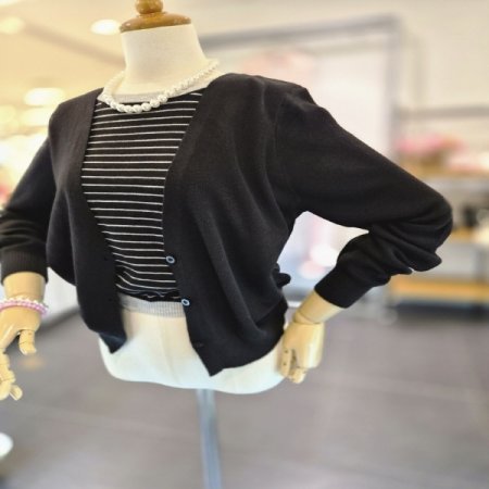 가디건스트라이프니트B